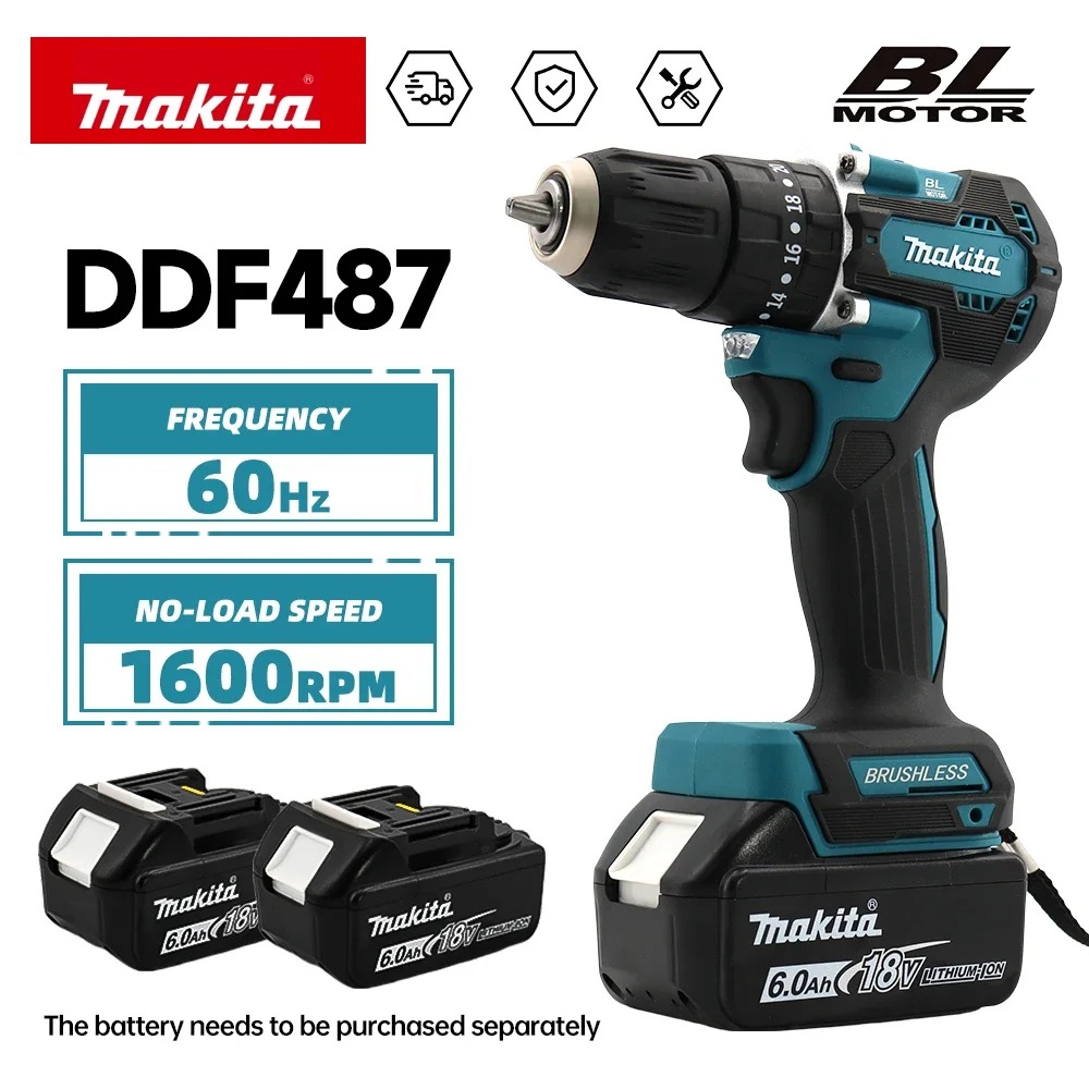마키타 DDF487 18V 브러시리스 무선 해머 드릴  - Makita Drill Ddf484 리뷰 및 가격