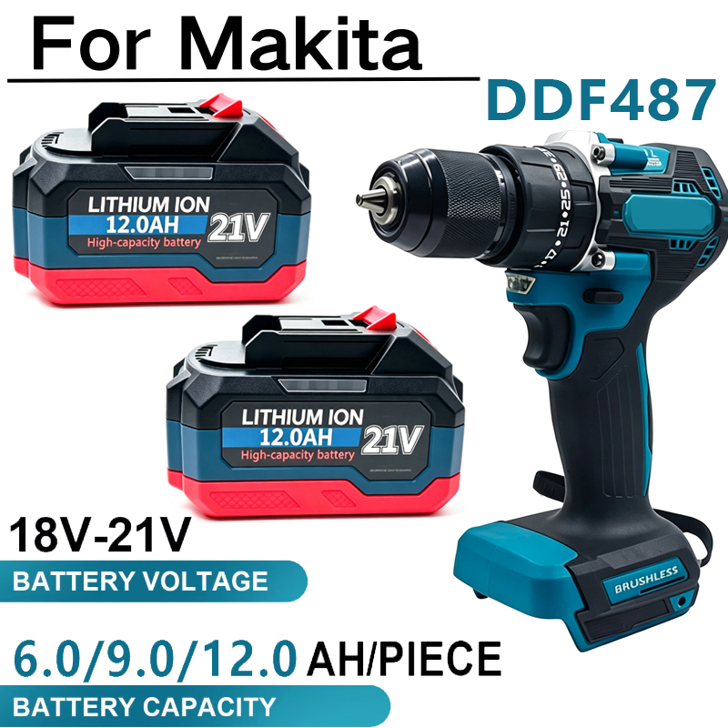 18-21V 배터리 12.0Ah 마키타 18V 무선 렌 - Makita Drill Ddf484 리뷰 및 가격