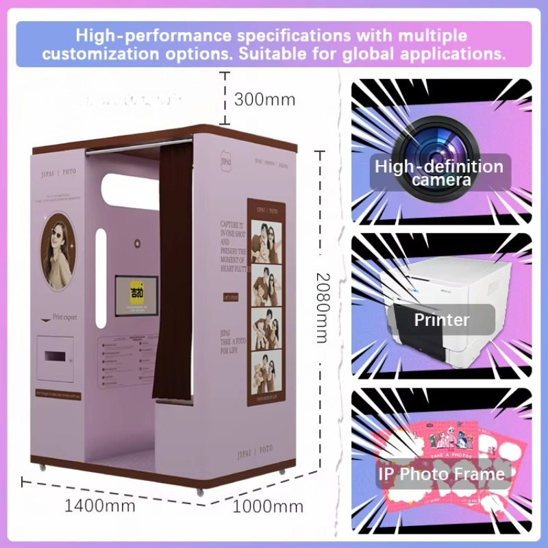 맞춤형 셀피 부스 자동 즉석 사진 인쇄 키오스크 공장  - Commercial Photo Printing Kiosk 리뷰 및 가격